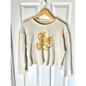 Anthropologie Be Strong Waffle Knit Shirt